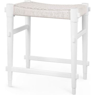 Rope Counter Stool In Eggshell White