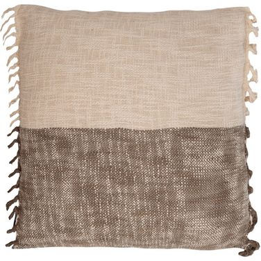 Roren Pillow in Beige and Grey