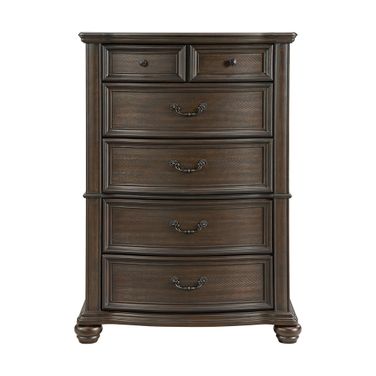 Rosalinda 5-Drawer Chest In Mahogany