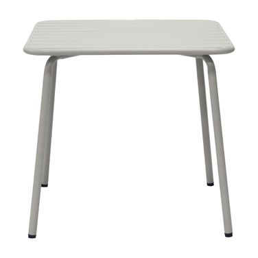 Rosco 32 Inch Outdoor Square Table In Oyster Gray