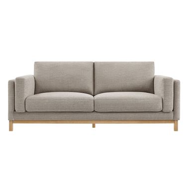 Roscoe 81 Inch Fabric Sofa In Pewter