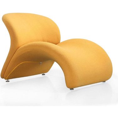 Rosebud Accent Chair in Yellow