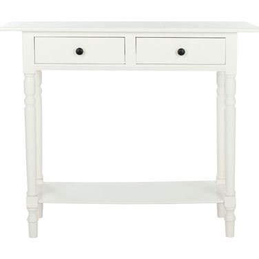 Rosemary Distressed Cream 2-Drawer Console