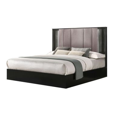 Rosette King Bed In Black
