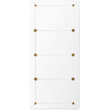 Rosette Mirror In Clear
