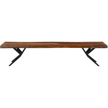 Rosewood 90 Inch Bench In Natural Sheesham