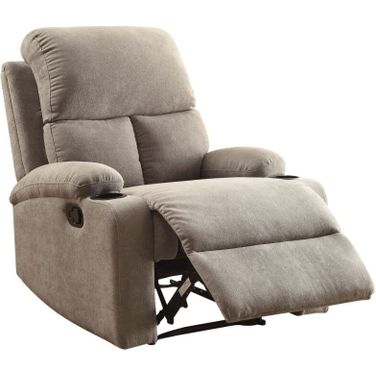 Rosia Gray Linen Recliner