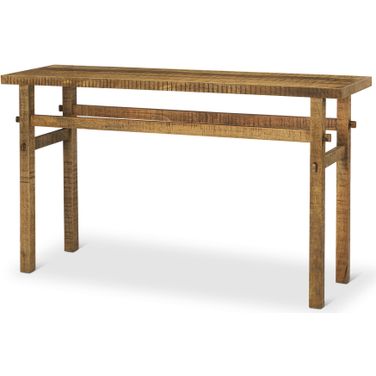 Rosie 54 Inch Console Table In Medium Brown
