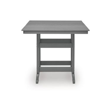 Ross Cove Outdoor Counter Height Dining Table In Dark Gray