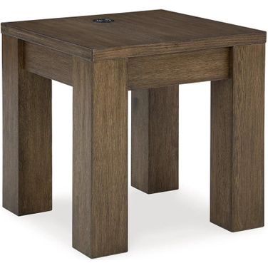 Rosswain End Table In Warm Brown