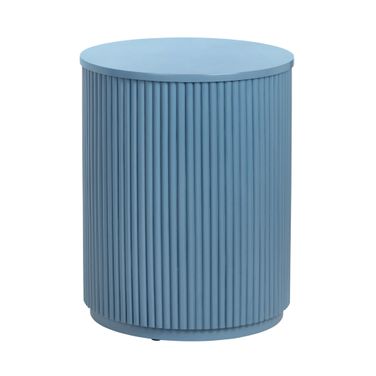 Round Accent/End Table In Blue
