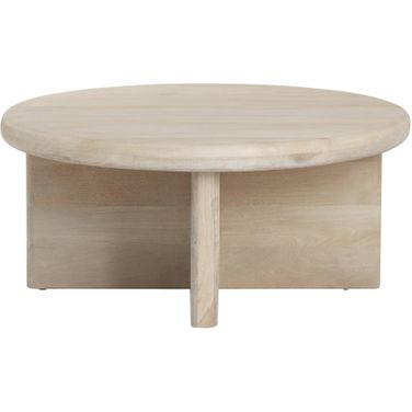 Round Cocktail/Coffee Table In Tan