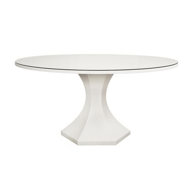 Round Dining Table In White