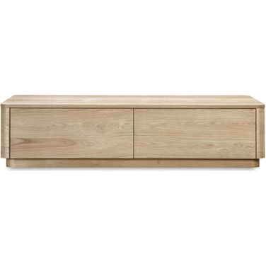 Round Off Coffee Table In Natural Oak