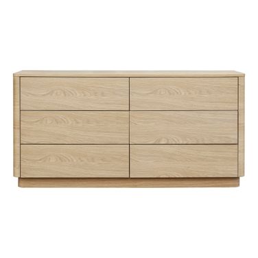 Round Off Dresser In Natural Brown