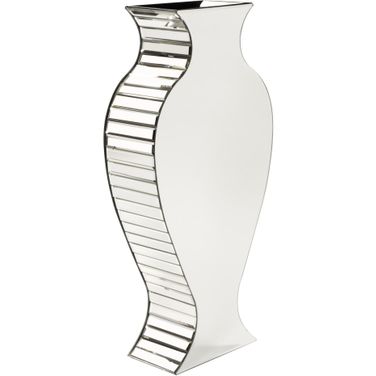 Rounded Tall Vase In Mirror