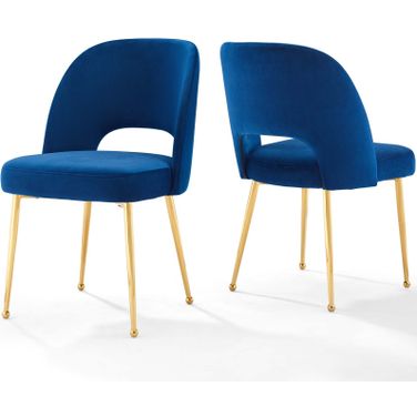 Rouse Navy Dining Room Side Chair Set of 2