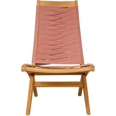 Rova Lounge Chair In Terracotta
