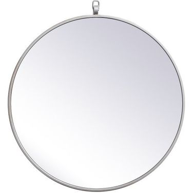 Rowan Silver Round Mirror MR4721S