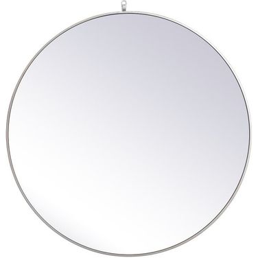 Rowan Silver Round Mirror MR4739S