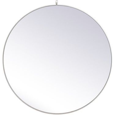Rowan Silver Round Mirror MR4745S