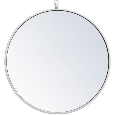 Rowan White Round Mirror MR4721WH