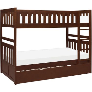 Rowe Twin/Twin Bunk Bed with Twin Trundle In Cherry