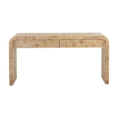 Rowena Console Table In Natural and Brown