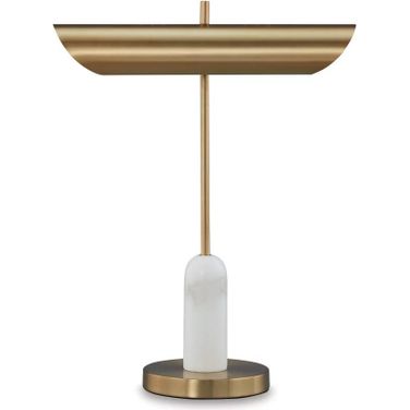 Rowleigh Desk Lamp In Gold and White