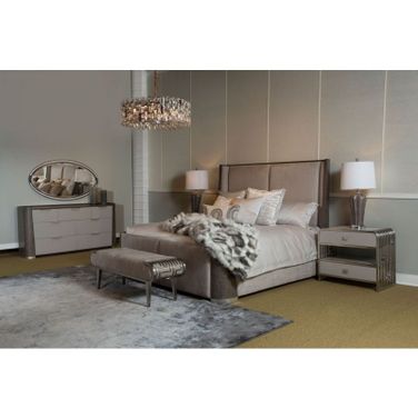 Roxbury Park Dual Panel Bedroom Set In Slate