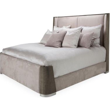 Roxbury Park Eastern King Dual Panel Bed In Slate