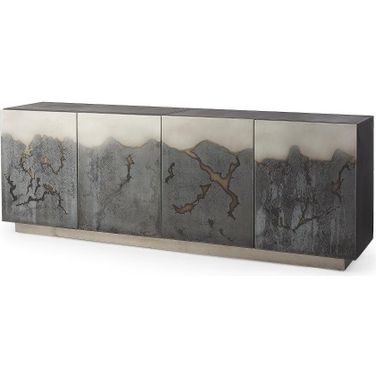Roxdale Acid Wash Metal Sideboard