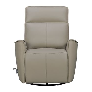 Roxy Manual Swivel Glider Recliner In Abby Light Grey