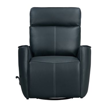 Roxy Manual Swivel Glider Recliner In Abby Navy