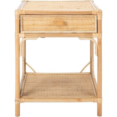 Roya 1 Drawer 1 Shelf Nightstand in Natural