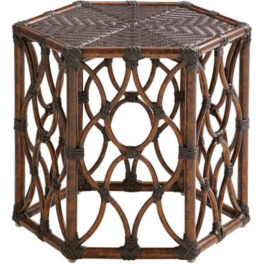 Royal Kahala Black Sands Bunching Cocktail Table In Dark Brown