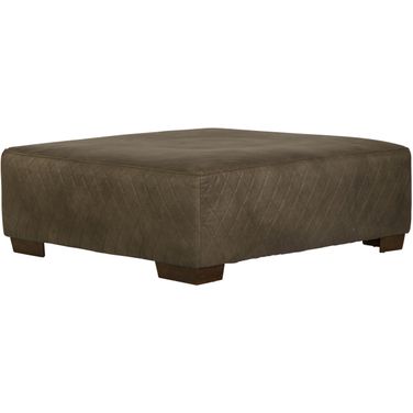 Royce Cocktail Ottoman In Taupe