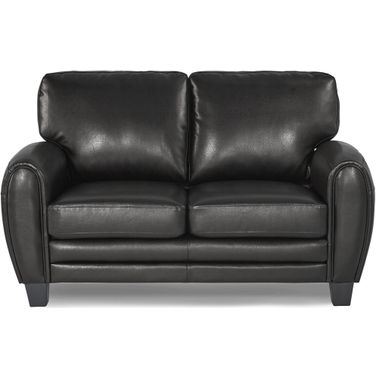 Rubin Black Loveseat
