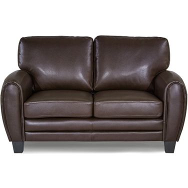 Rubin Dark Brown Loveseat