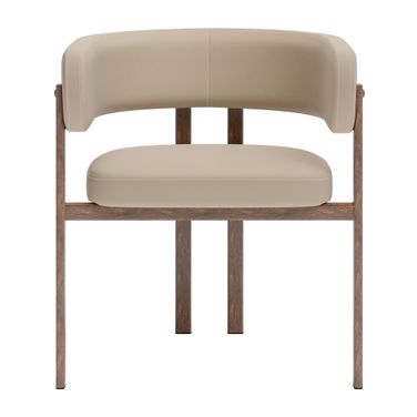 Ruge Dining Chair Set of 2 In Beige