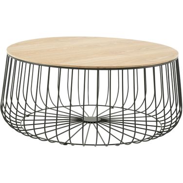 Runswick Wood Top Coffee Table In Natural Wood