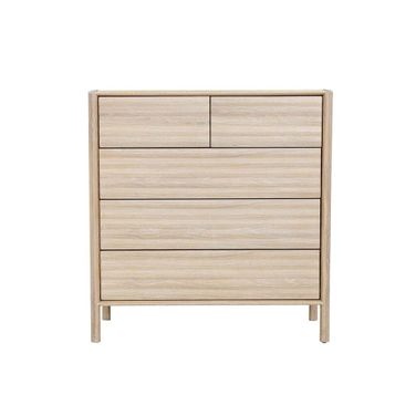 Runway 5 Drawer Chest In Light Oak
