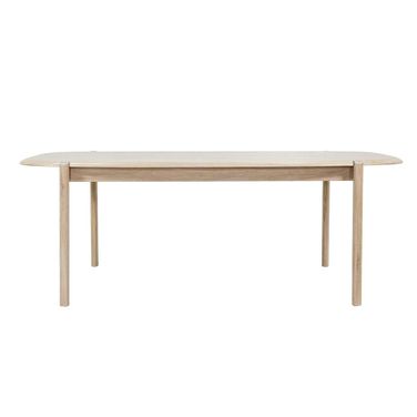 Runway 82 Inch Large Dining Table In Light Oak