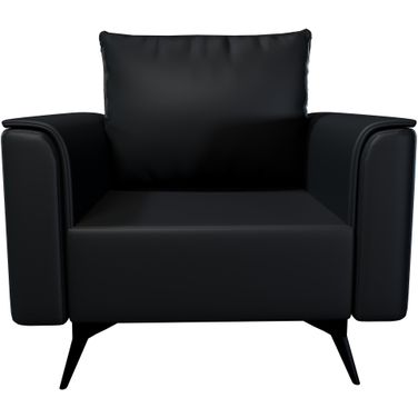 Rusk Single Seater Sofa In Black