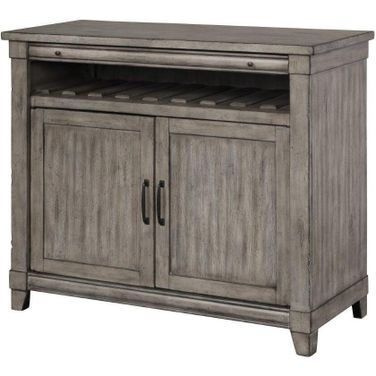 Rustic 1 Drawer Wine Storage Console