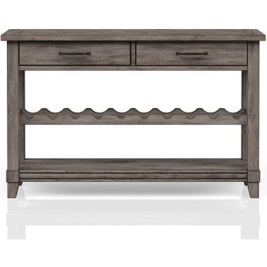 Rustic 2 Drawer Hallway Accent Table