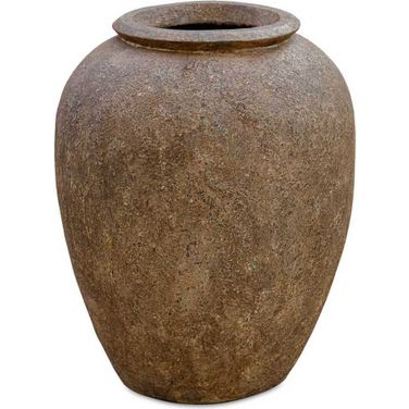 Rustic Earth Terracotta Planter In Brown