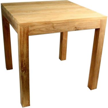 Rustic Natural Teak Outdoor Dining Table