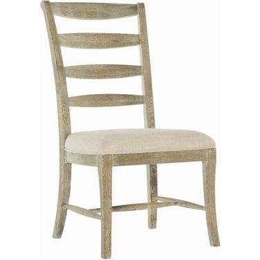Rustic Patina Ladderback Side Chair in Sand Finish