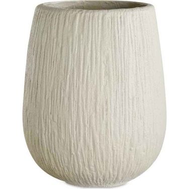 Rustic Ridge Outdoor Planter In Off White